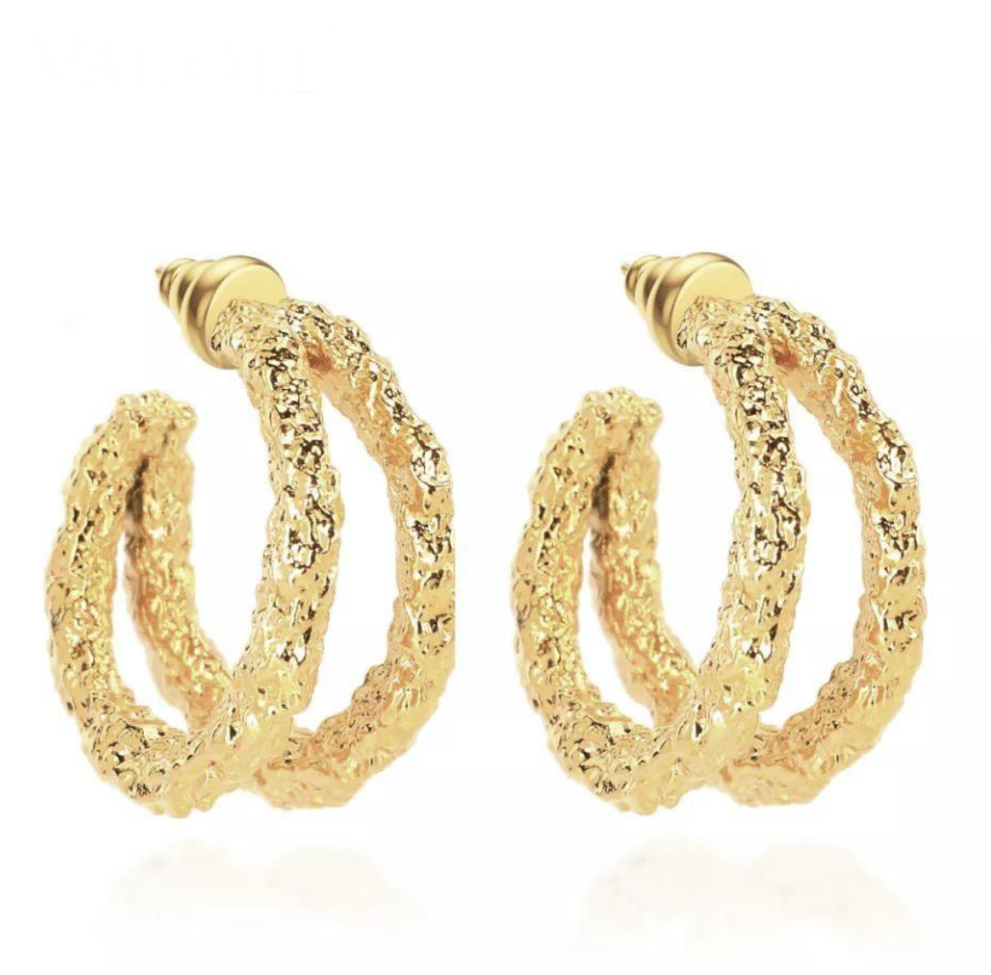 Reign Hammered Hoops