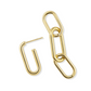 Carrie Paperclip Link Earrings