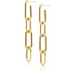 Carrie Paperclip Link Earrings